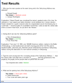 BubbleScan Online Test Results